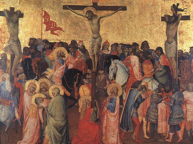 Agnolo  Gaddi The Crucifixion oil painting picture